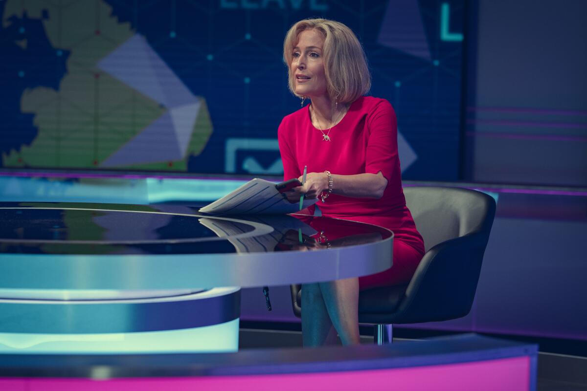 Gillian Anderson on Emily Maitlis: “She's a tough interviewer. She doesn't let people off."