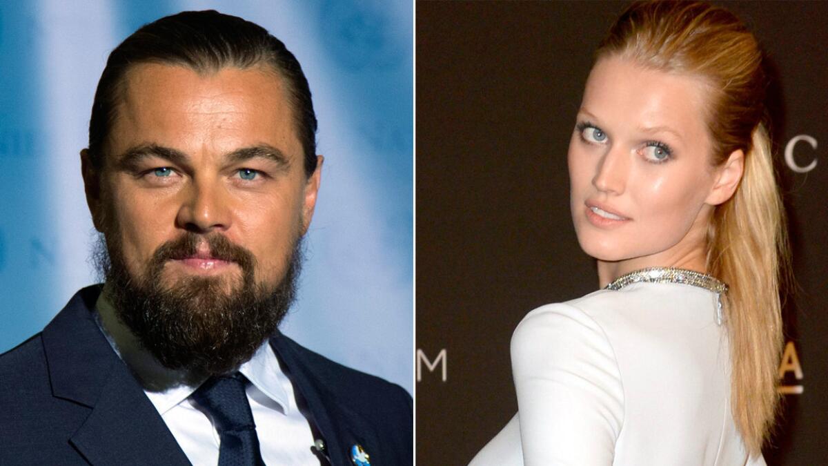 Leonardo DiCaprio and Toni Garrn