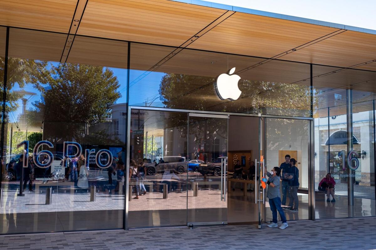 An Apple store in Walnut Creek, Calif.