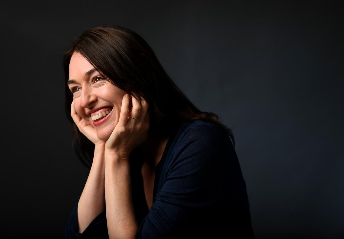 LOS ANGELES, CA-OCTOBER 30, 2017: Playwright Laura Marks is photographed in downtown Los Angeles. (Christina House / Los Angeles Times)