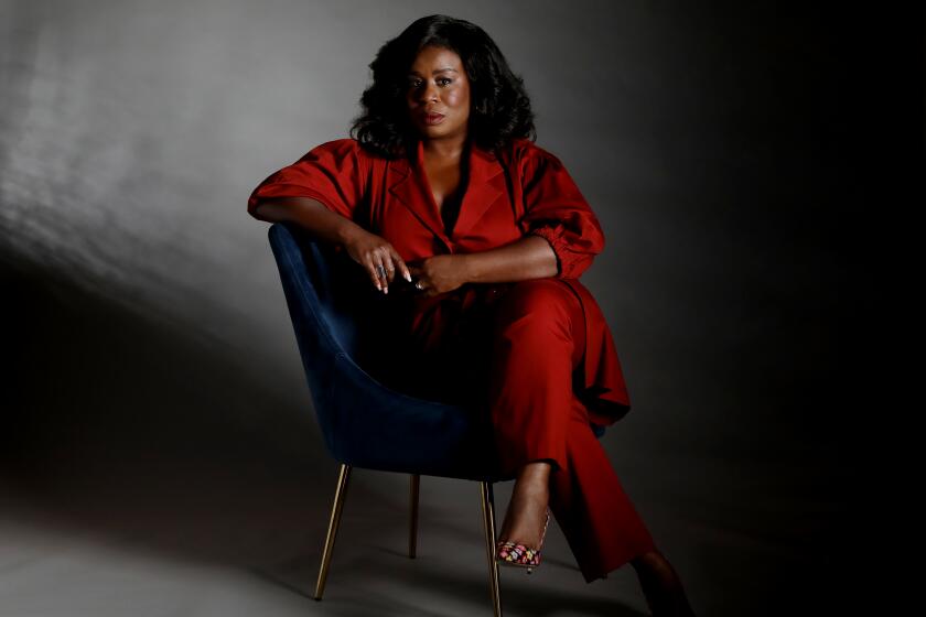 LOS ANGELES, CA - MAY 12: Uzo Aduba, actress and Emmy winner, on Wednesday, May 12, 2021 in Los Angeles, CA. Aduba who plays the observant and empathetic Dr. Brooke Taylor of HBO's "In Treatment." (Gary Coronado / Los Angeles Times)