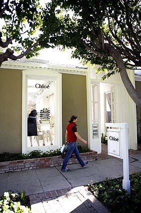 Chloe's first L.A. boutique is located on Melrose Place.