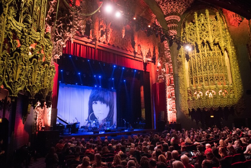 Singer Linda Ronstadt was saluted Sunday at the Theatre at Ace Hotel in Los Agneles by Don Henley, Jackson Browne, J.D. Souther and numerous other peers and admirers in a benefit for research on Parkinson's disease.