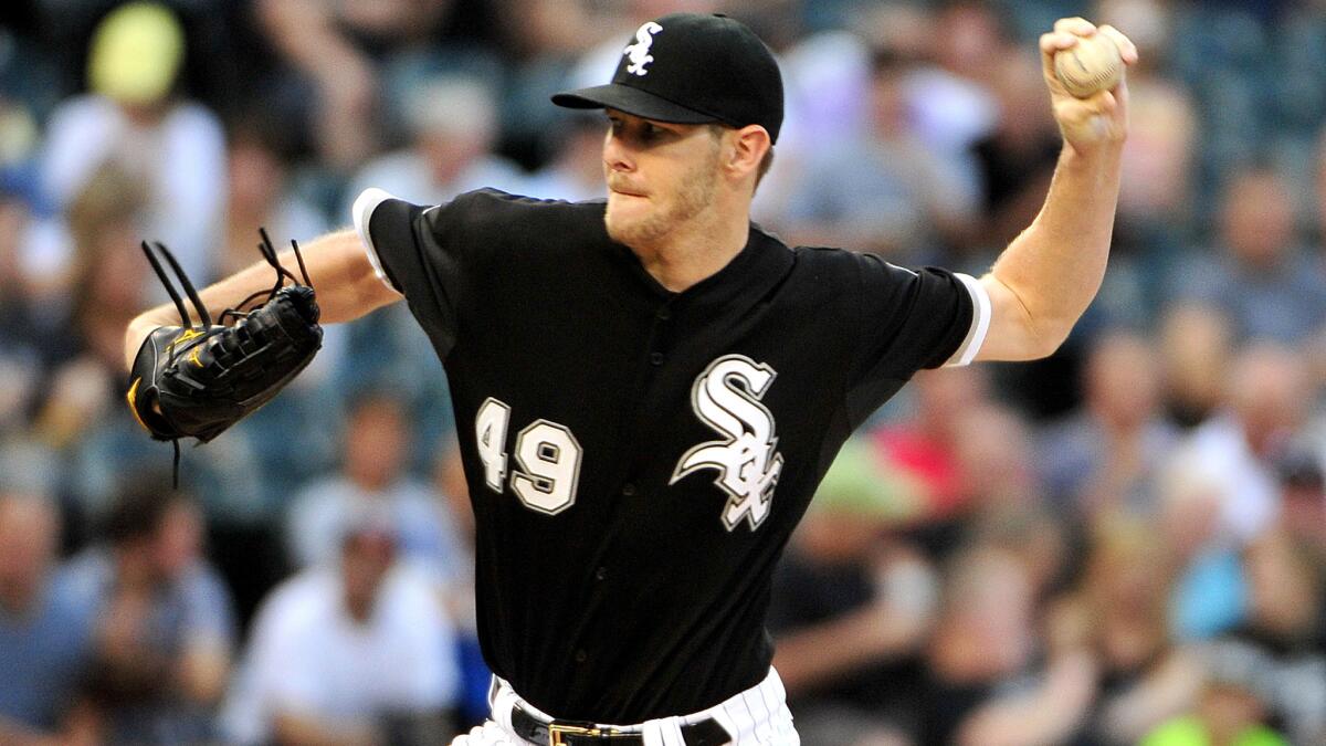 White Sox ace Chris Sale, a four-time All-Star, has a pedestrian 9-7 record with a 3.52 ERA this season.