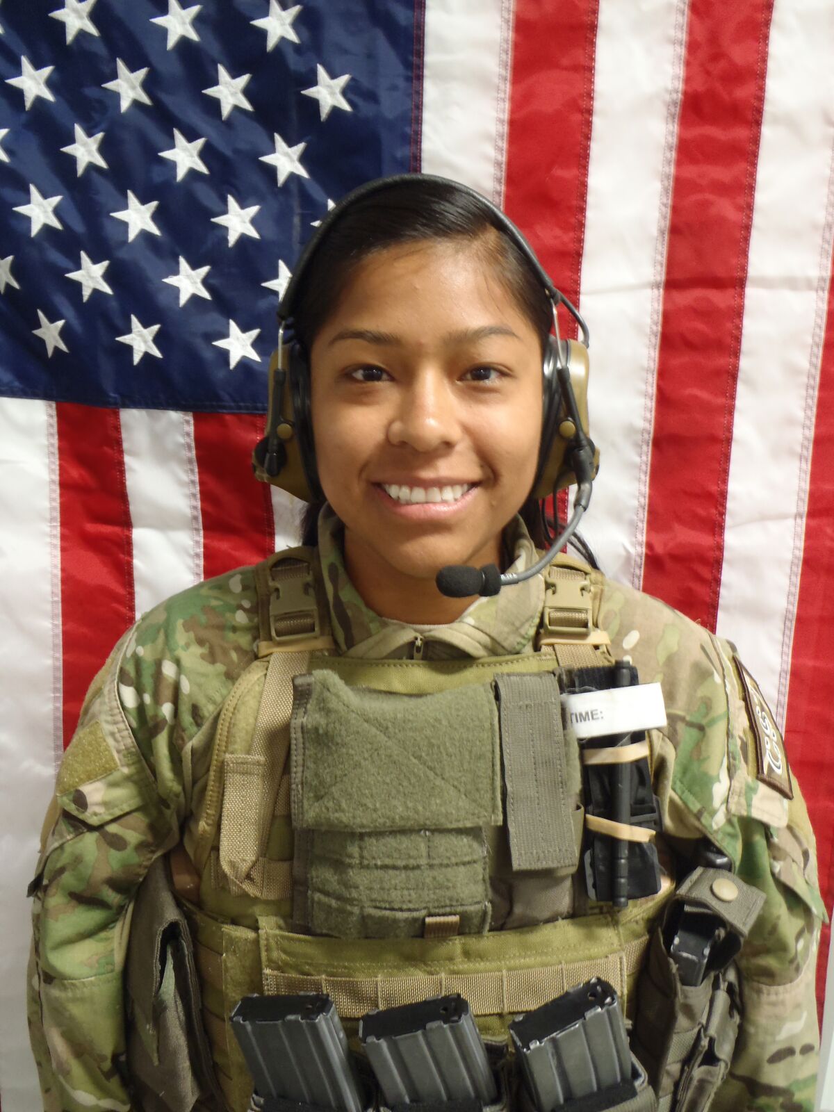 Then-Army 1st Lt. Jennifer Moreno is seen in an undated photo.
