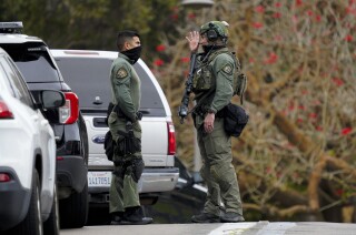 San Diego, CA - April 13: On Tuesday, April 13, 2021 in San Diego, CA., the hours long standoff with SWAT ends. The standoff involving two suspects was located somewhere between San Diego High School and San Diego City College. One of the suspect has been identified as Christopher Marquez. SDPD confirmed that Marquez was fatally shot Tuesday morning. (Nelvin C. Cepeda / The San Diego Union-Tribune)