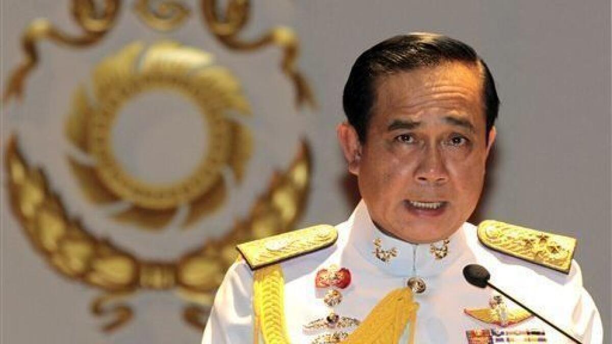 Thailand's prime minister, retired Gen. Prayuth Chan-ocha, is shown in 2014.