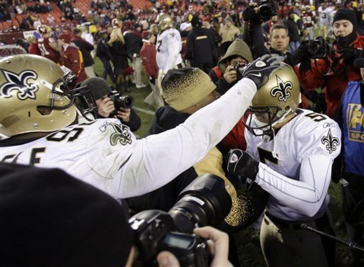 Saints live charmed life, top Redskins 33-30 in OT - The San Diego