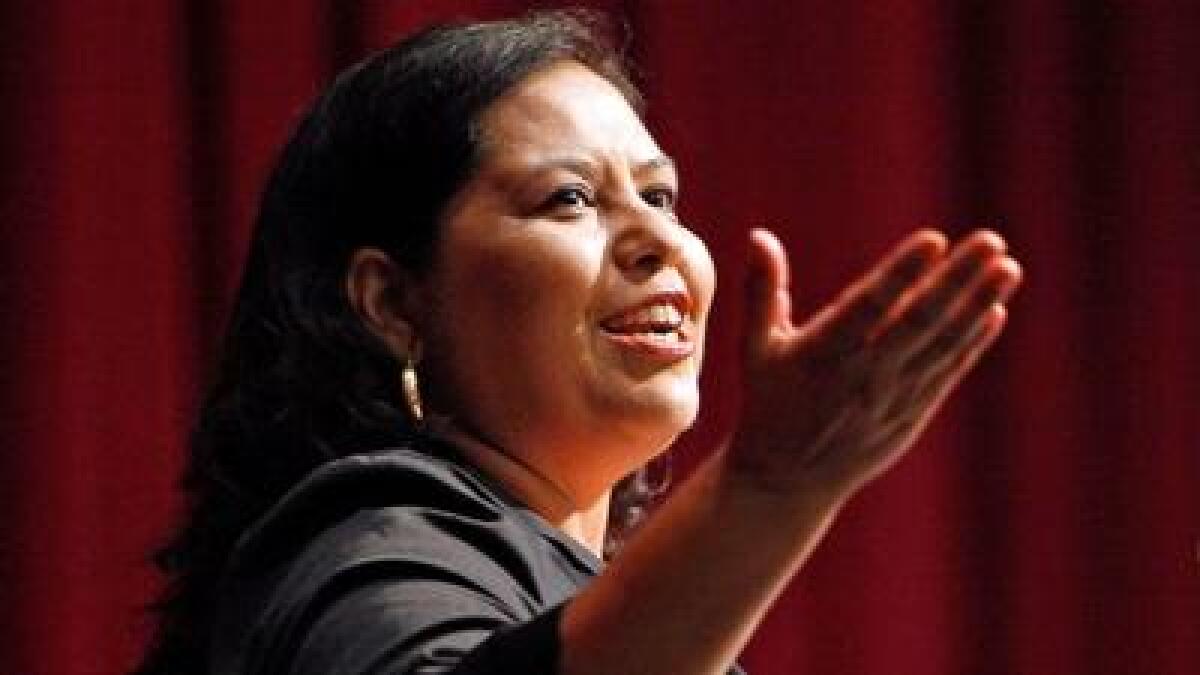 L.A. school board President Monica Garcia