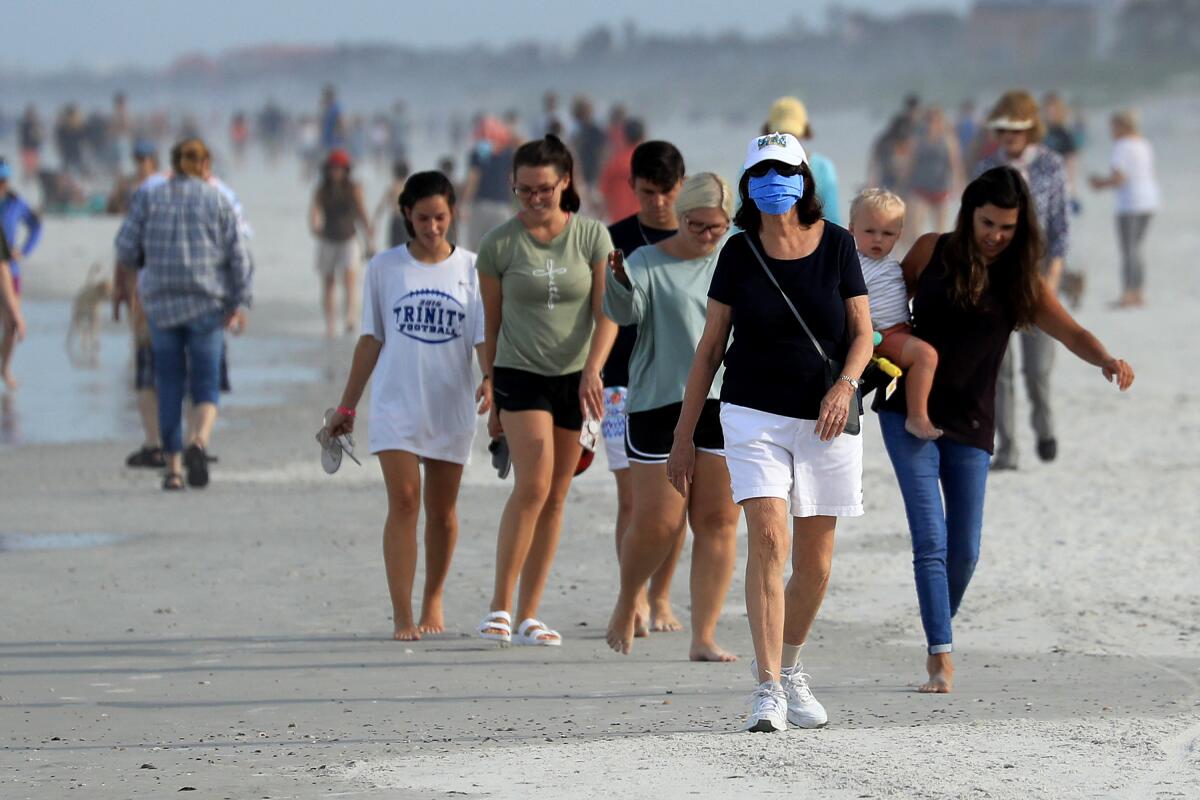 Jacksonville, Fla., reopens beaches after decrease in COVID-19 cases