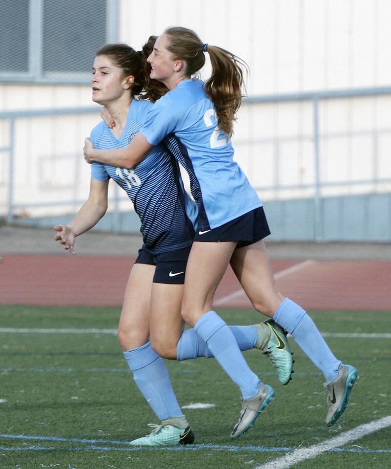 Photo Gallery: Crescenta Valley vs. Flintridge Sacred Heart Academy girls' soccer