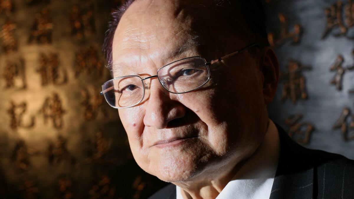 Louis Cha, whose epic martial arts thrillers inspired numerous films and sold millions of copies worldwide, died Oct. 30.