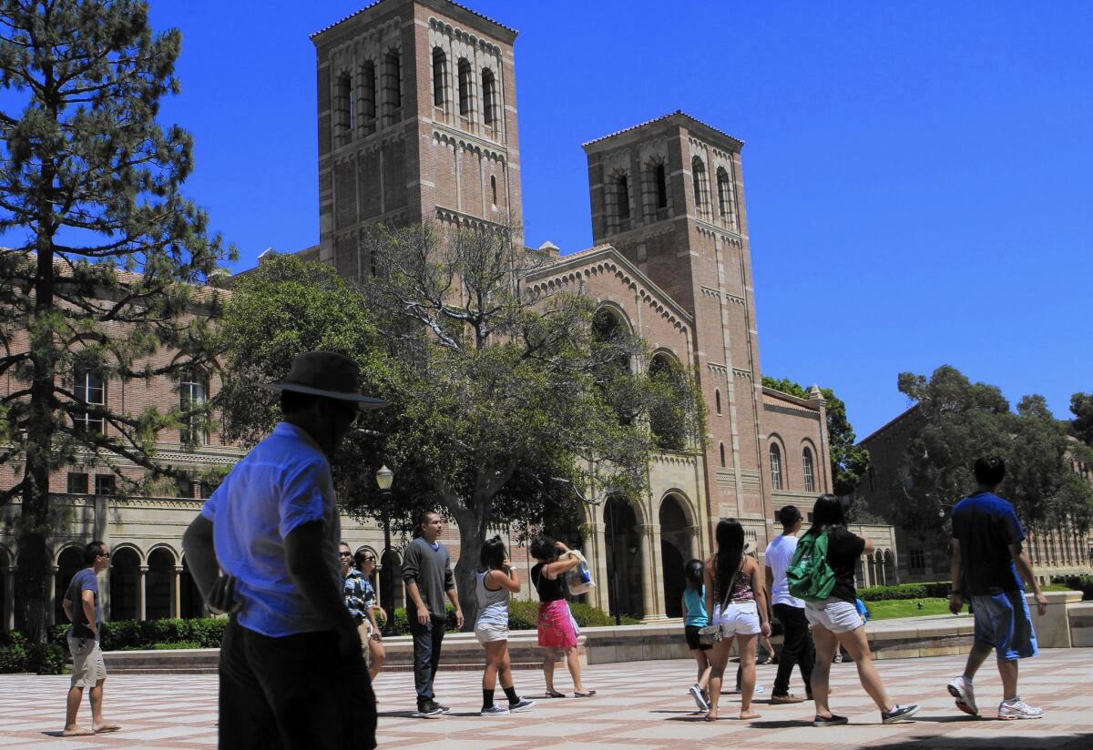 A debate over how much more tuition out-of-state students should pay is rumbling through the campuses of UCLA and the other schools in the UC system.
