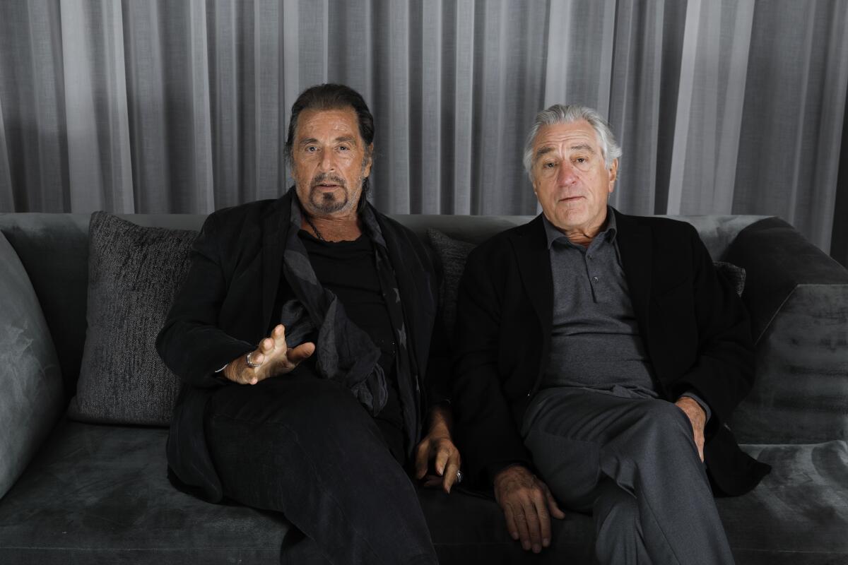 Robert De Niro and Al Pacino have been friends for decades. 
