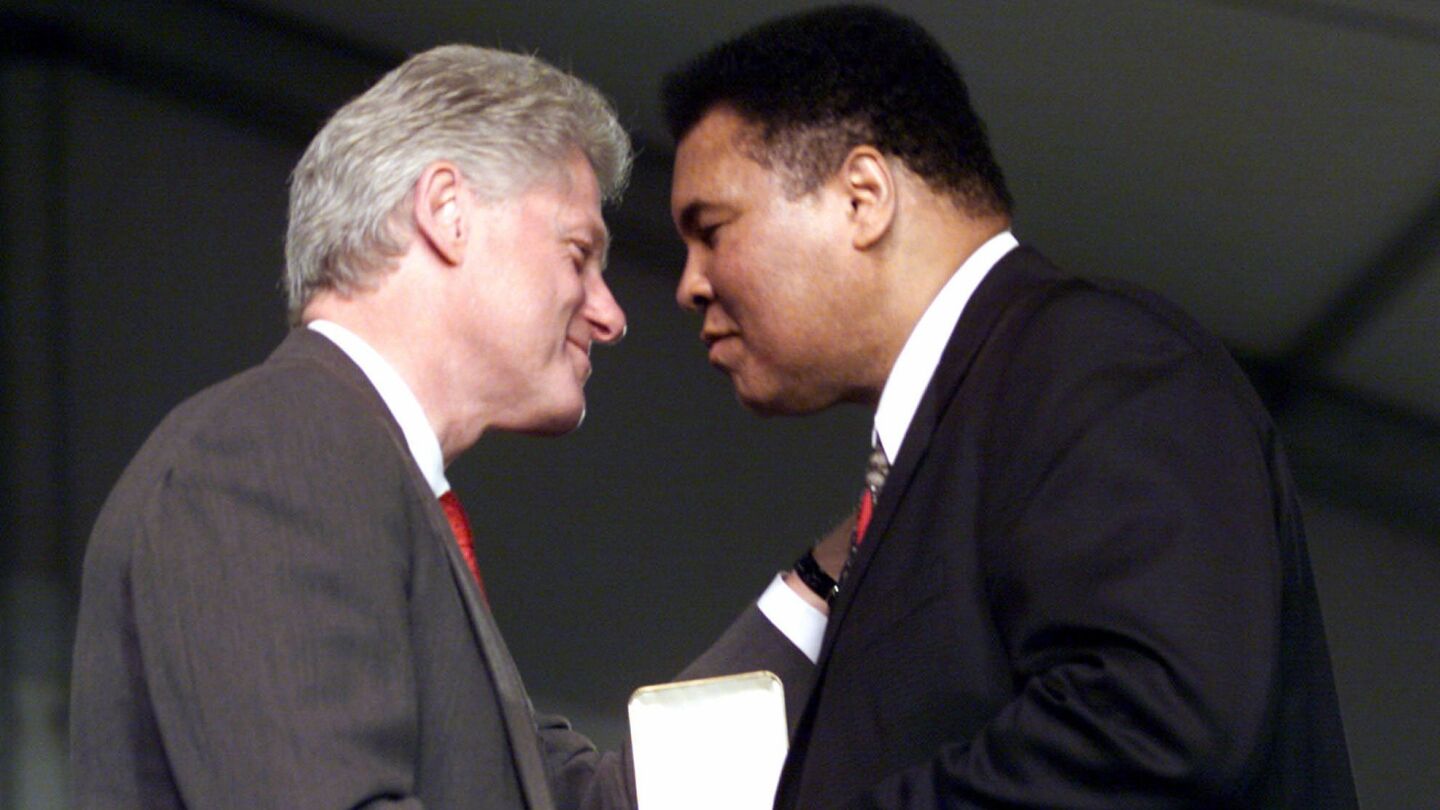 Bill Clinton, Muhammad Ali