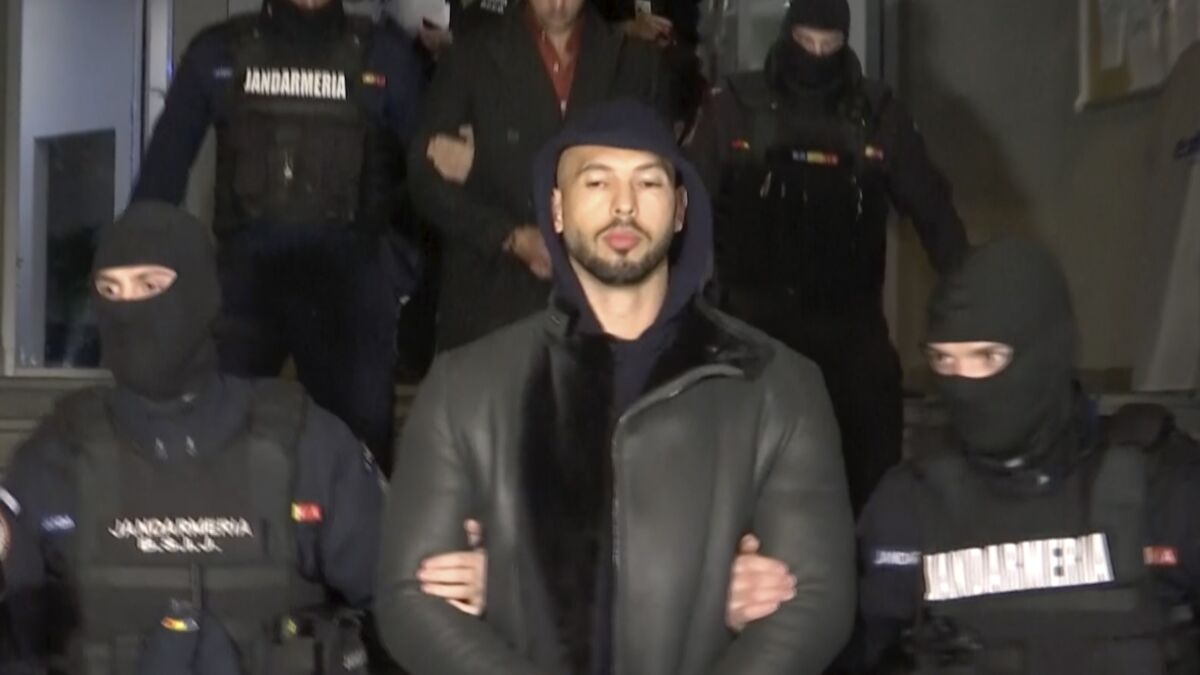Who is Andrew Tate? Influencer dubbed 'king of toxic masculinity' arrested in Romania