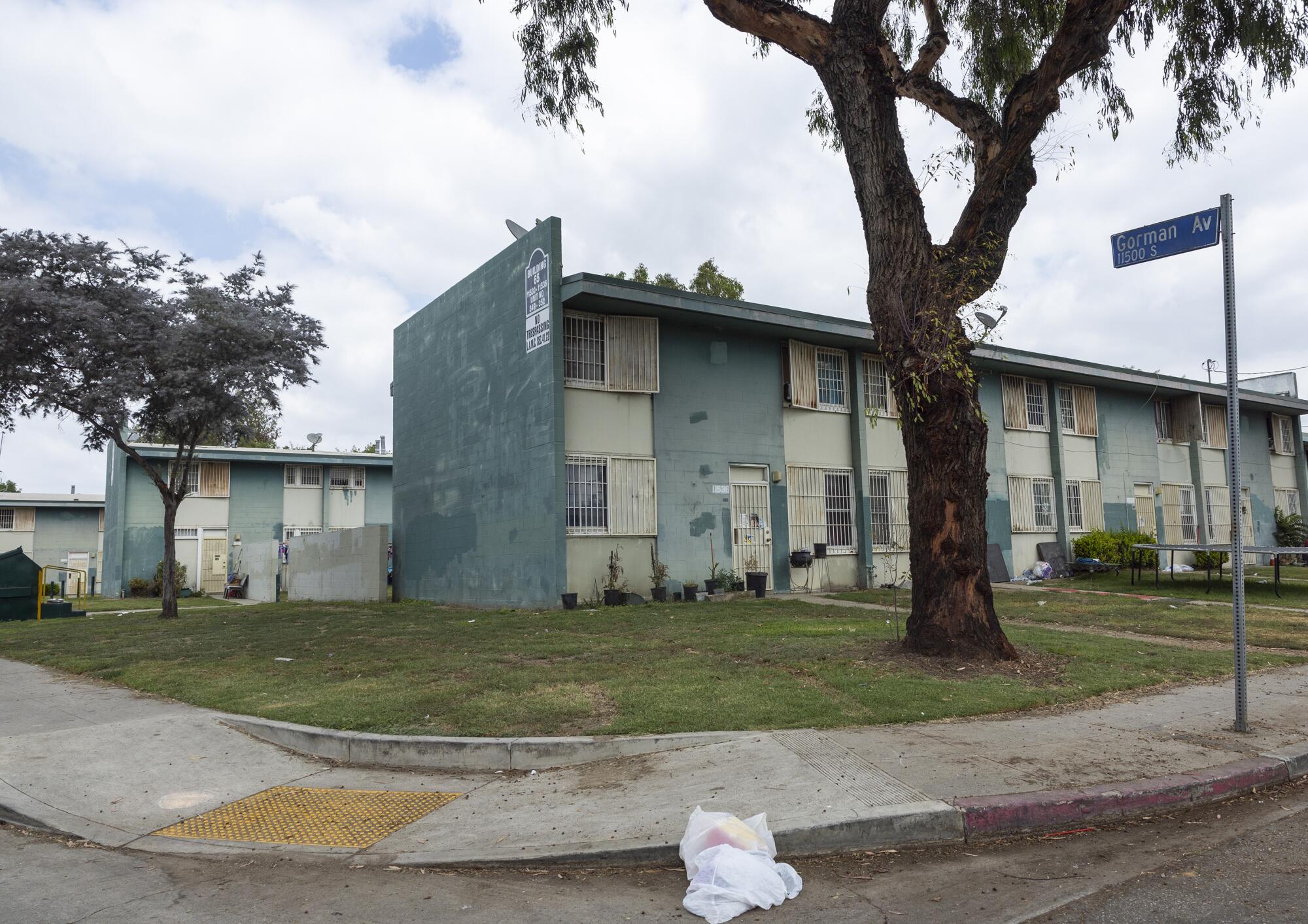The Imperial Courts public housing development in Watts, pictured on Sept. 20, 2023.