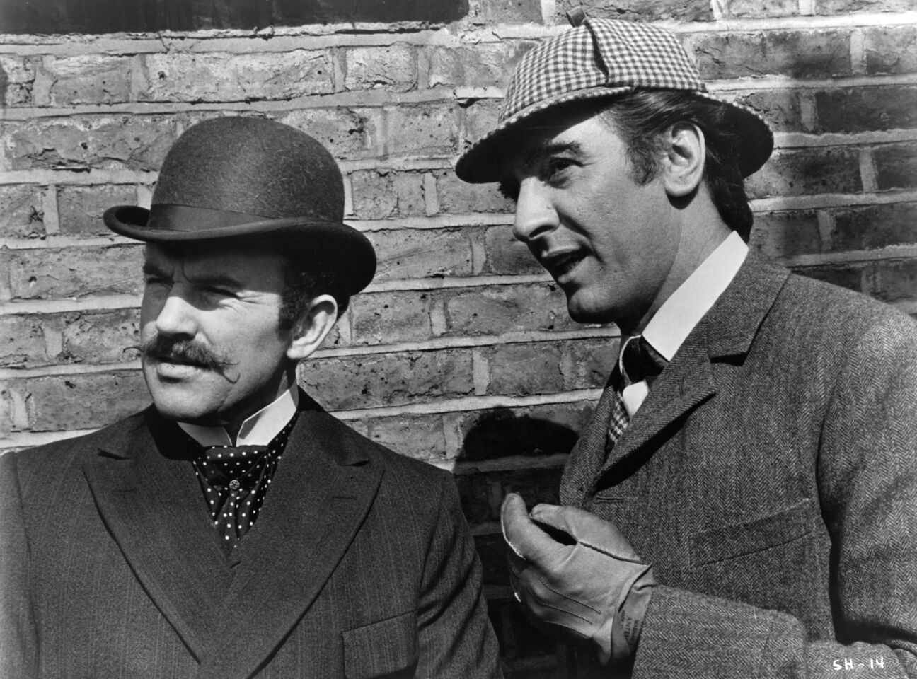 Colin Blakely, left, and Robert Stephens in the 1970 film "The Private Life Of Sherlock Holmes."