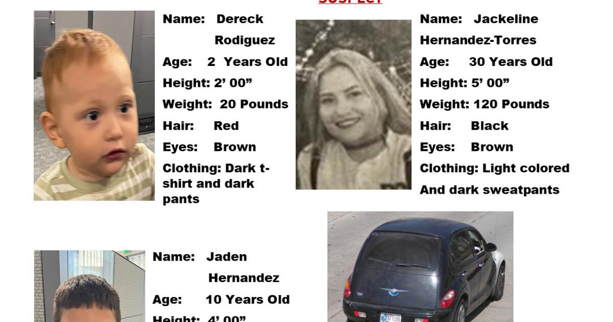 Amber Alert issued for two foster care children believed abducted