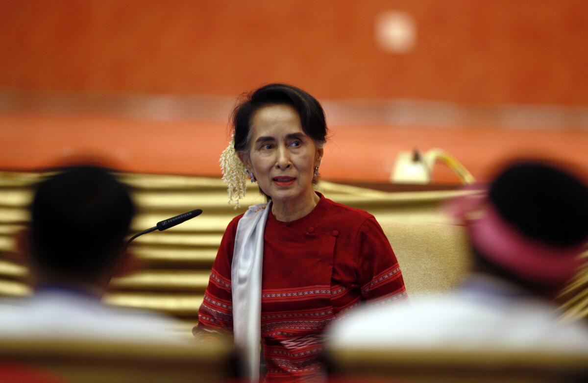 Aung San Suu Kyi, leader of Myanmar's government, is under growing pressure to end violence against the Rohingya Muslim minority.