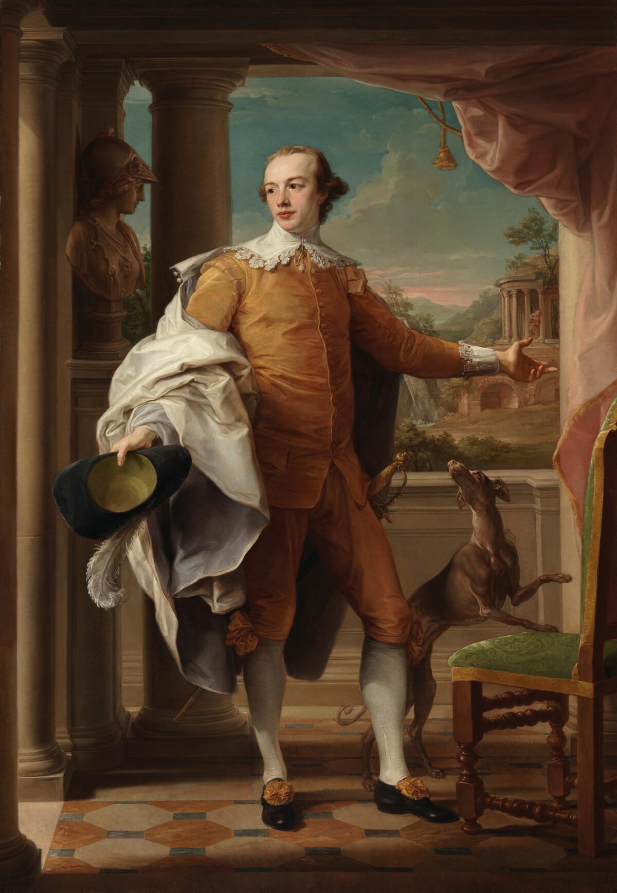 "Sir Wyndham Knatchbull-Wyndham" by Pompeo Batoni (Museum Associates / LACMA)