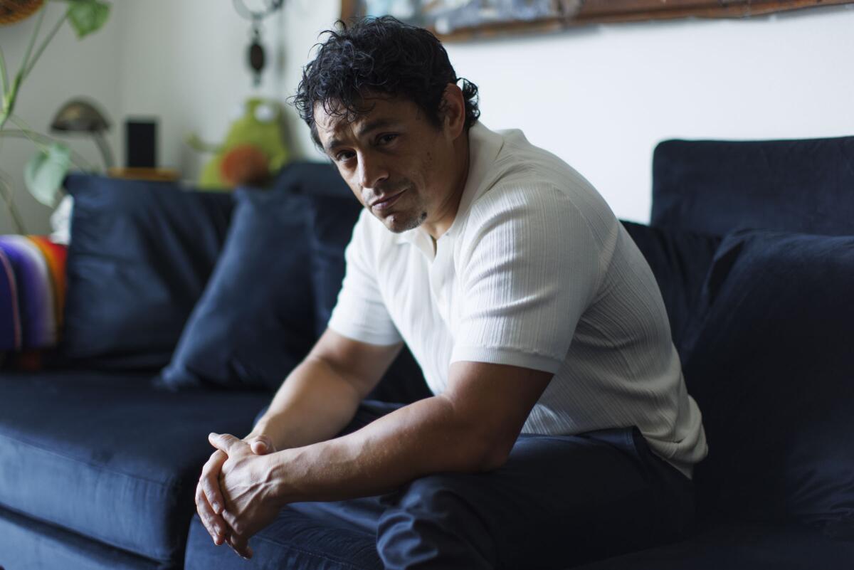 Jesse Garcia at his home