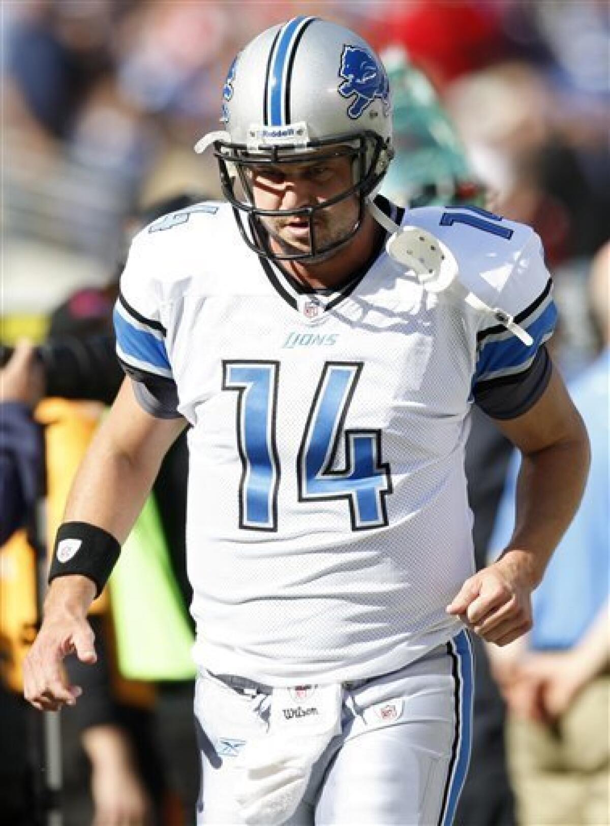 Lions QB Shaun Hill injures left arm - The San Diego Union-Tribune