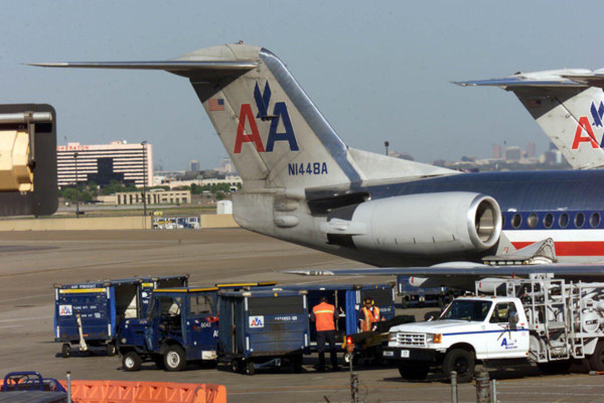 The Teamsters had wanted to recruit American Airlines mechanics. Above, planes in 2003.