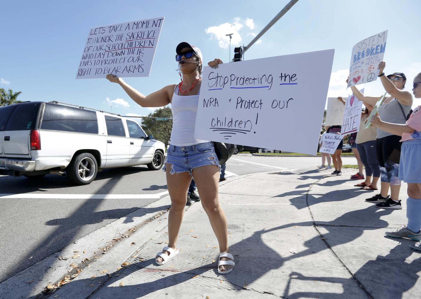 Florida gun control protest