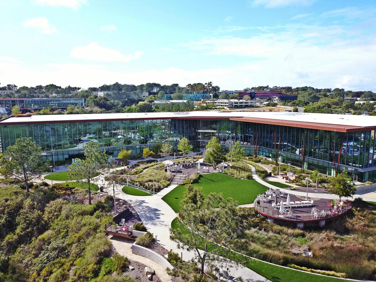 The landscape architecture for Vertex Pharmaceuticals in La Jolla is a finalist for an Orchid Award.