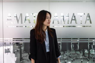 Amata Sales Manager Le Ngoc Tram at Amata Industrial Park in Quang Ninh province