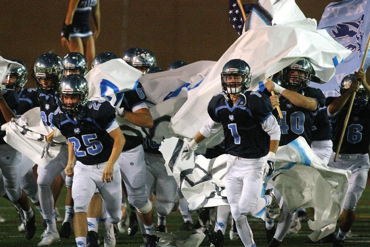 Crescenta Valley High defeated Hoover, 45-7, on Friday night in Pacific League play.