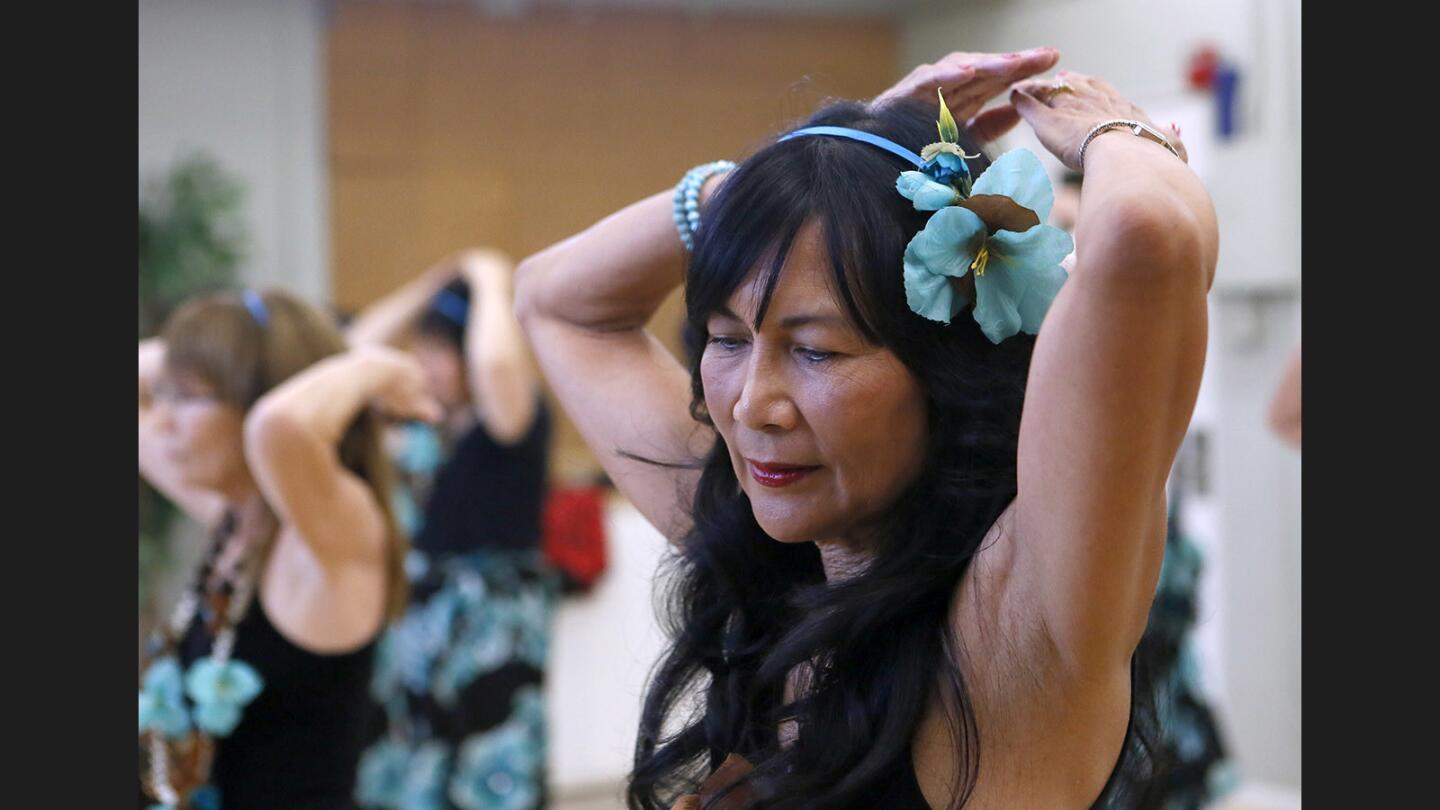 Photo Gallery: Hula classes enjoyed by 55 plus crowd at Community Center of La Cañada Flintridge