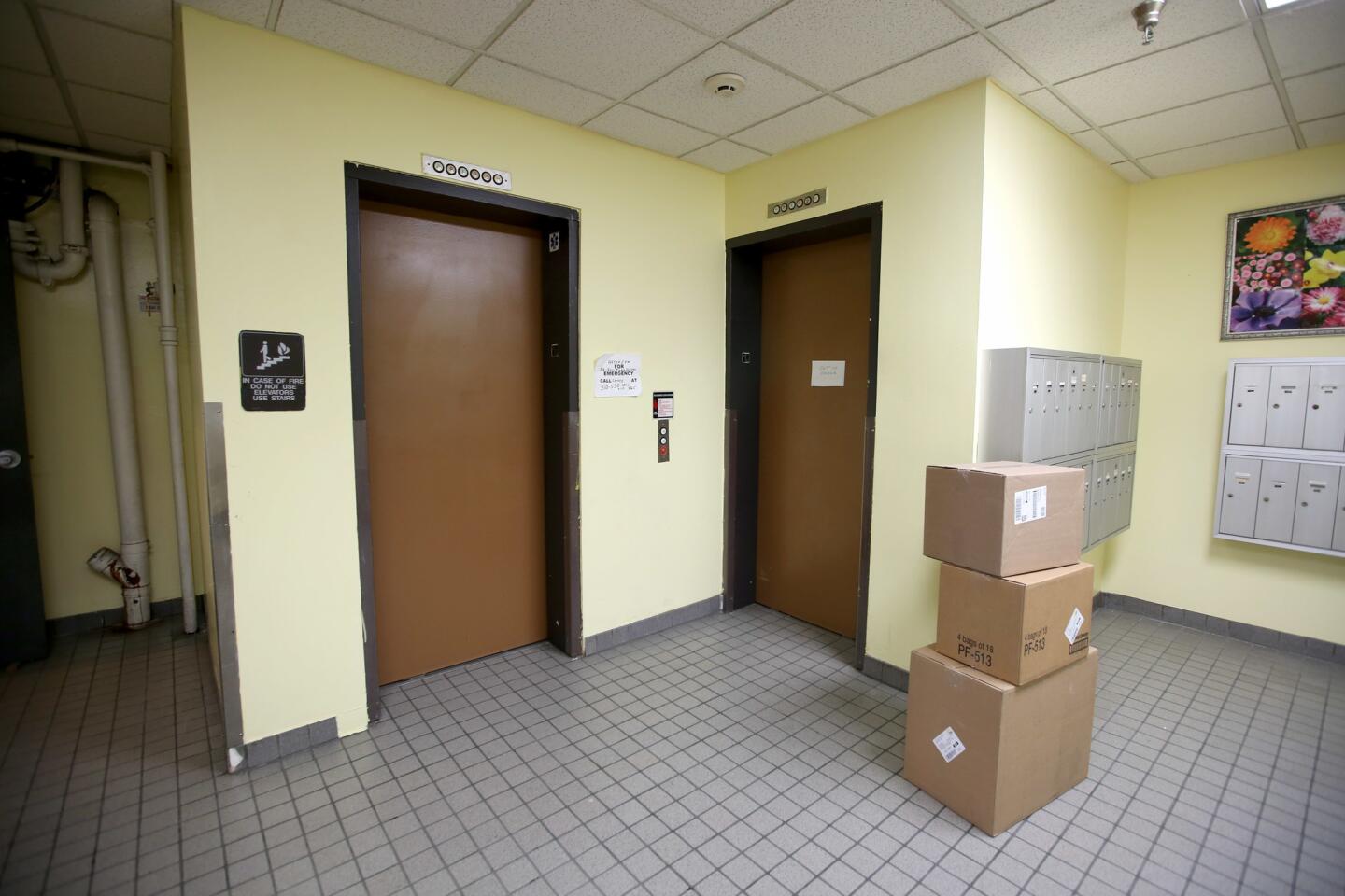 Both elevators are not working at the Honolulu Manor Senior Apartments, in Montrose on Friday, May 31, 2019. One has been out for 8 months and the second one for 10 days as of the 31st of May. Residents have to walk one or two flights of stairs to get to their apartments.