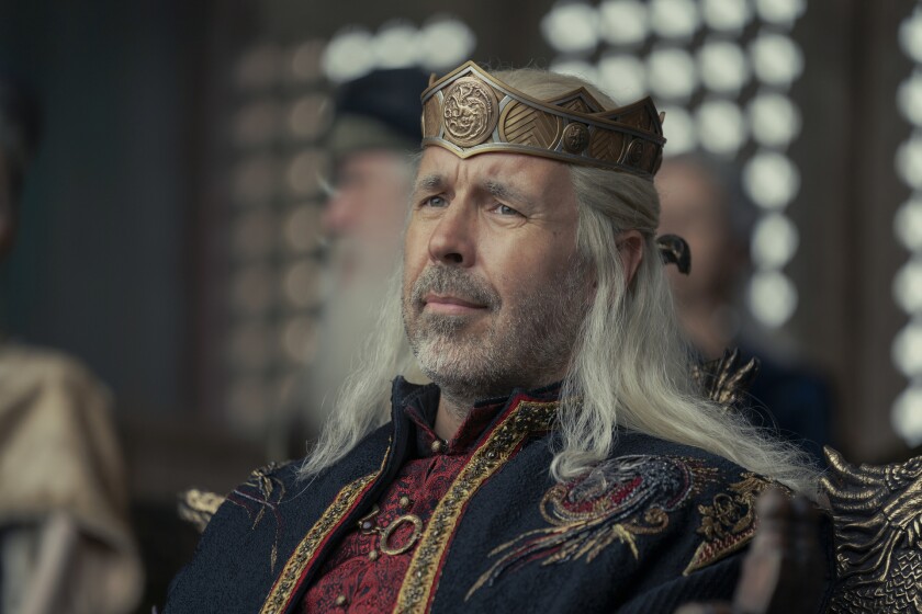 King Viserys Targaryen (Paddy Considine) rules the Seven Kingdoms when the story begins on HBO "house of the dragon."