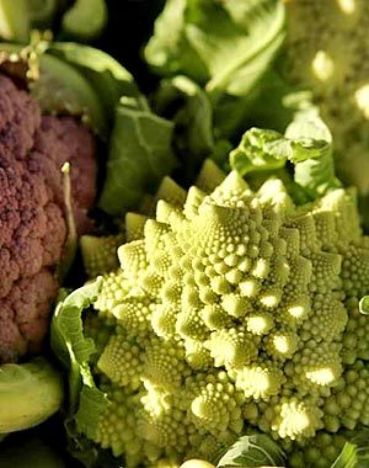 Today, cauliflower is a riot of color.
