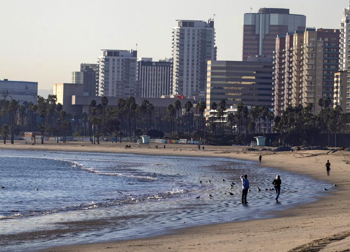 Long Beach shoreline