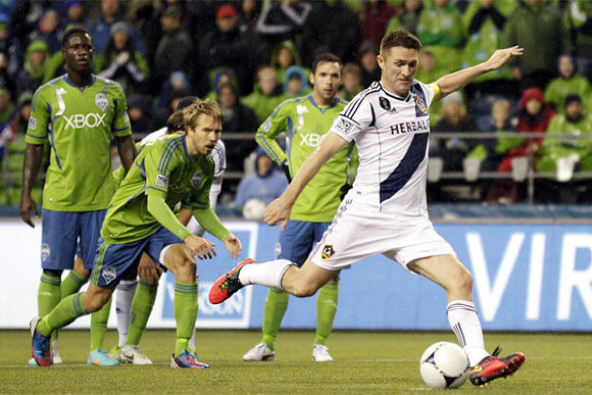 Galaxy forward Robbie Keane finished fourth in the league in scoring with 16 goals before making five more in the playoffs.