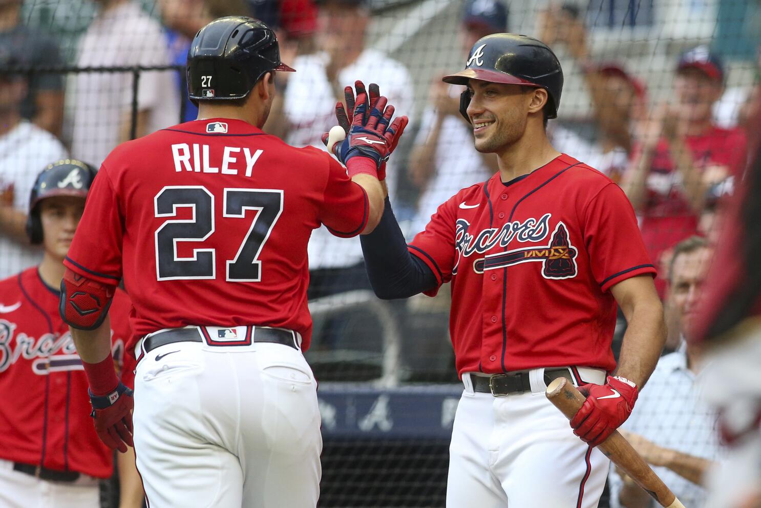 Riley keeps Braves rolling with 30th HR in 7-3 win over Giants - The San  Diego Union-Tribune