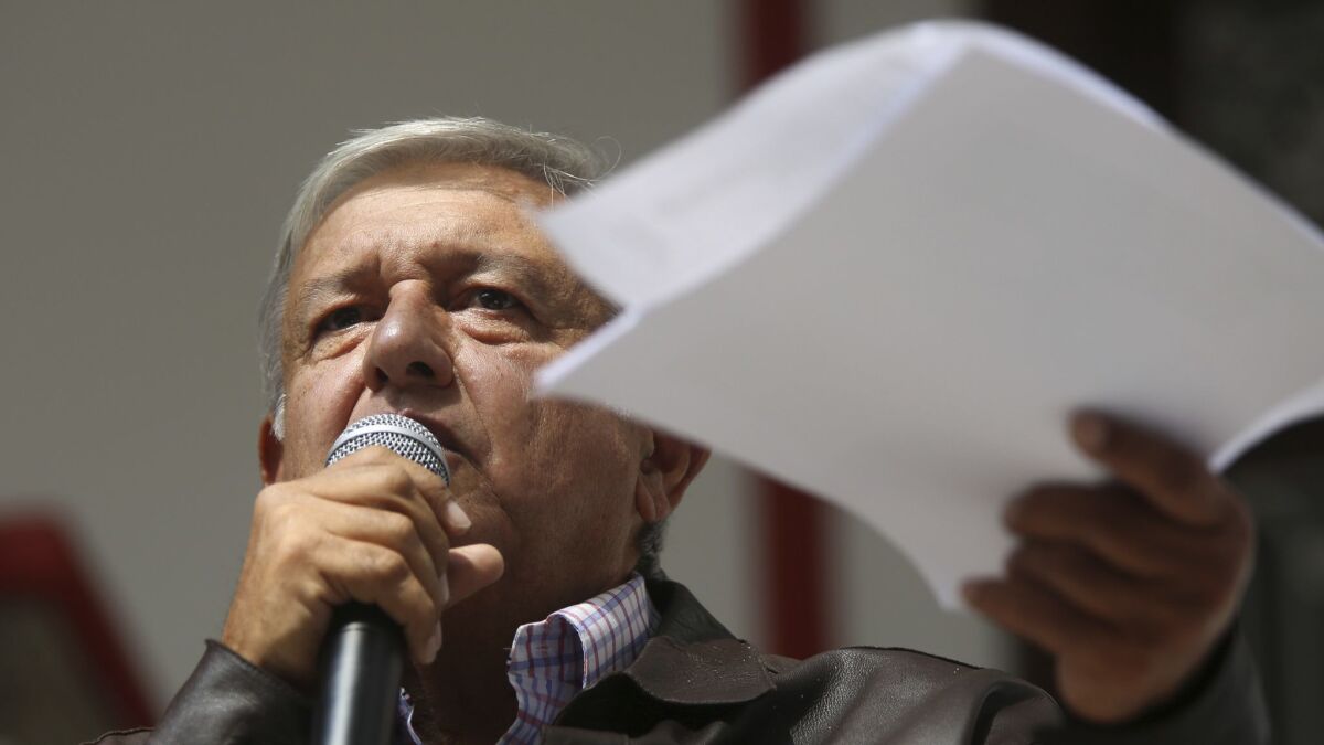 Mexican President-elect Andres Manuel Lopez Obrador says he plans to earn 40% of what his predecessor makes when he takes office in December.