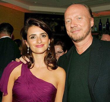 Penelope Cruz and Paul Haggis