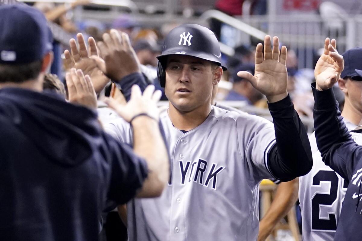 Rizzo HR again for Yanks as Marlins' Mattingly misses game - The