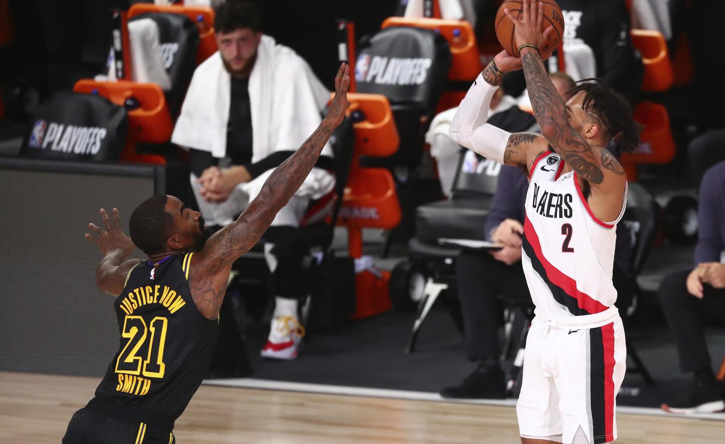 Lakers Trail Blazers Basketball