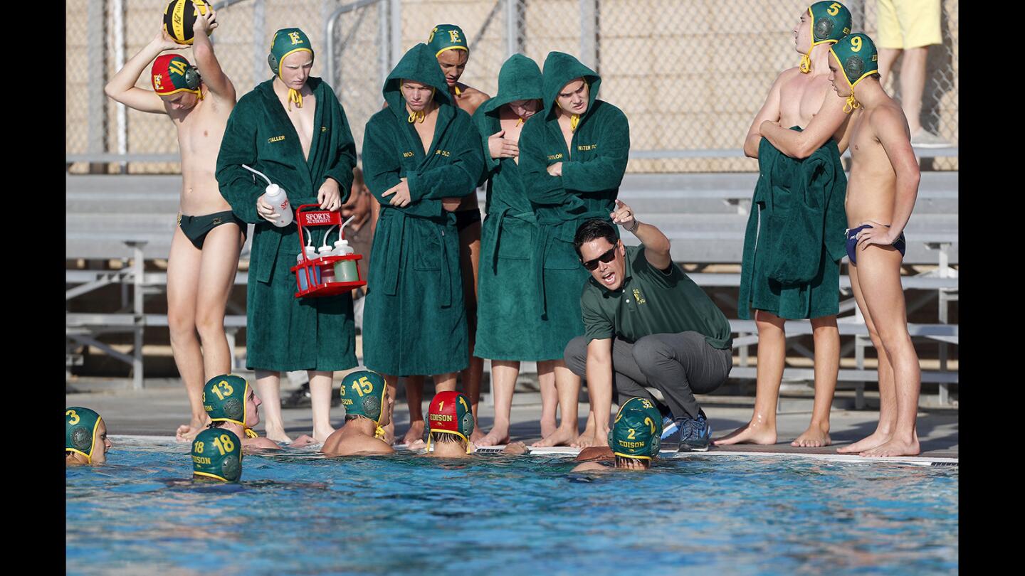 Photo Gallery: Edison vs. Tesoro in boys’ water polo