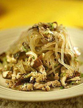 Chef Raj BrandstonÖ of Zone Gourmet uses sweet potato noodles as a substitute for their high-carb counterparts.