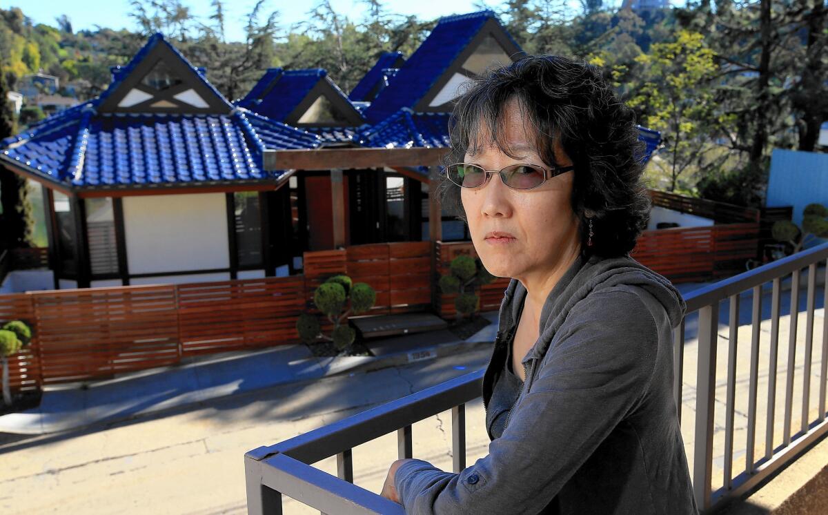 In Silver Lake, Jane Taguchi, who has complained that the house across the street is being rented out, worries about the changing feel of the neighborhood.