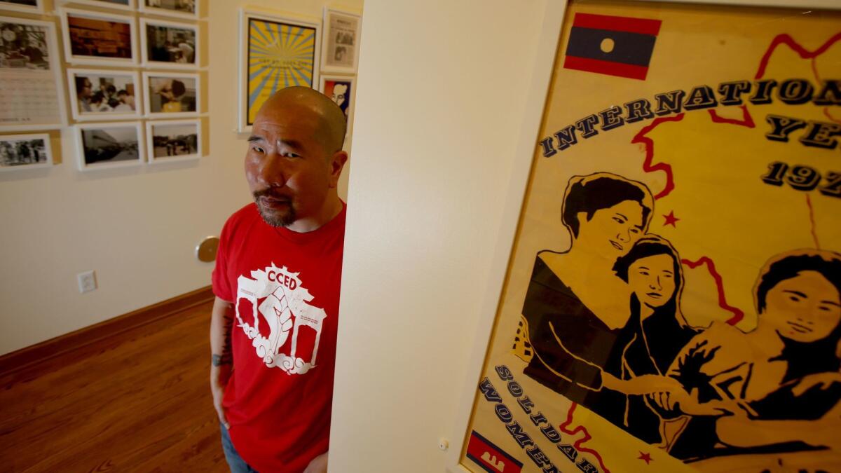 Steve Wong is the chief curator at the Chinese American Museum in Los Angeles, where an exhibit about Asian American activism and identity is now on display.