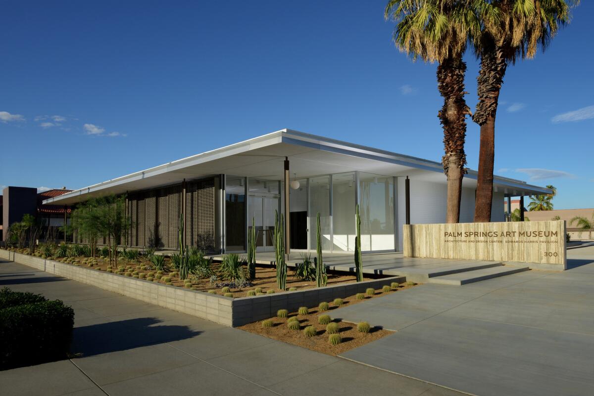 The recently opened Palm Springs Art Museum Architecture and Design Center.