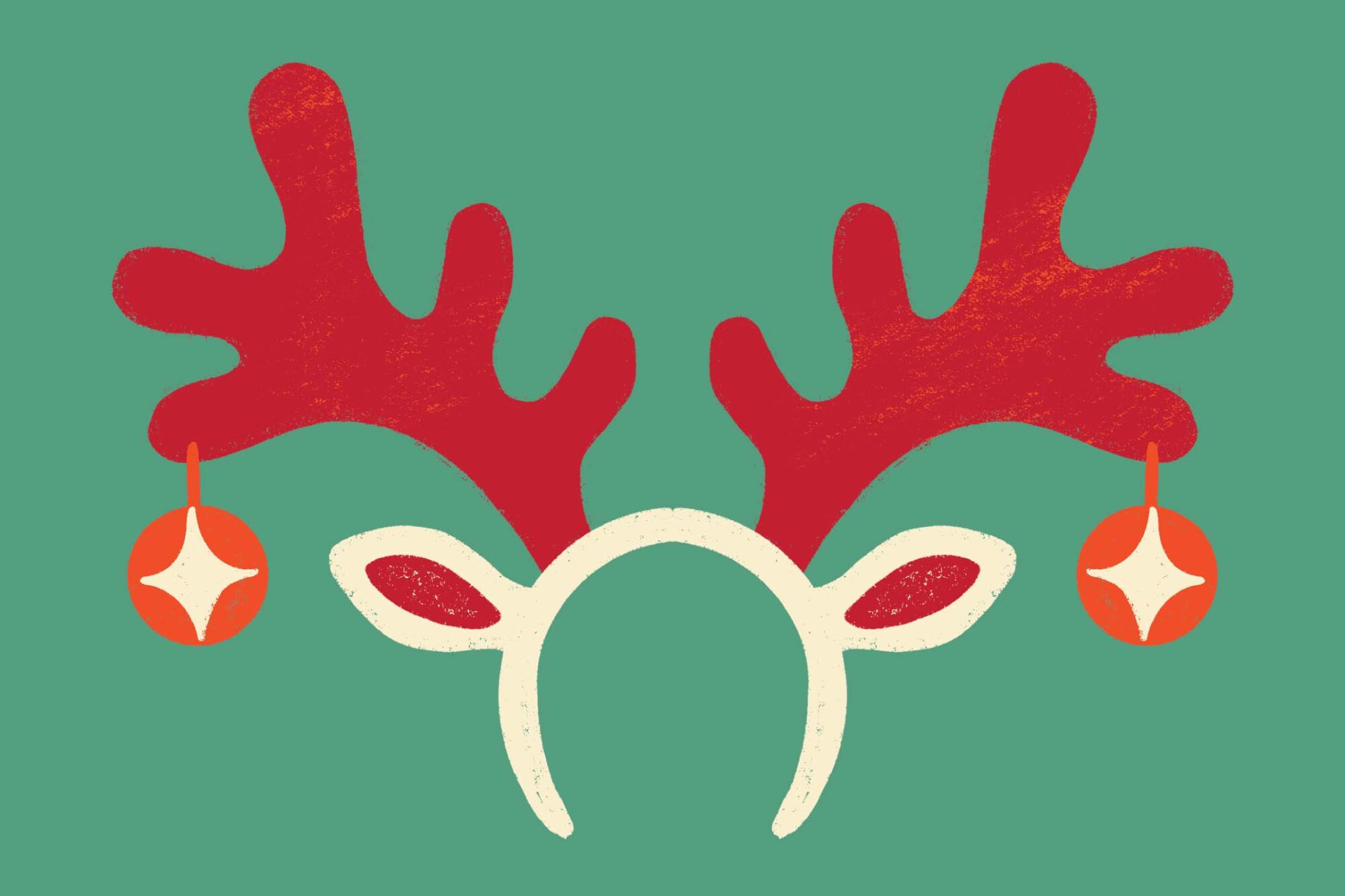 Illustration of reindeer antlers