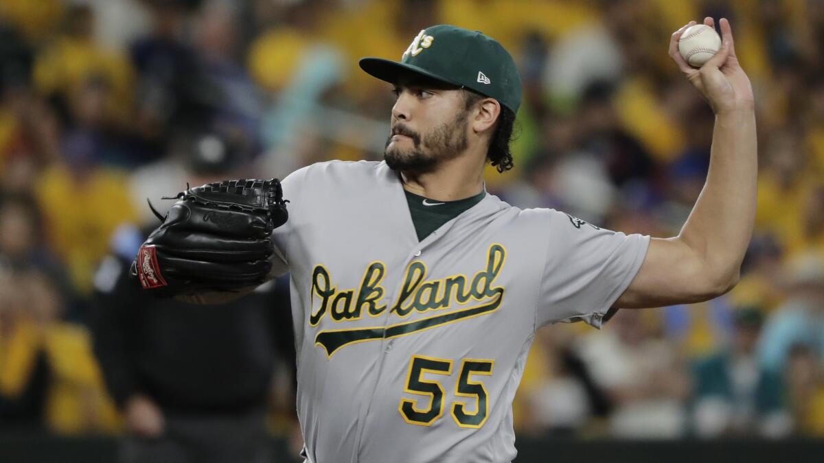 Sean Manaea's hair is in the best shape of its life - Athletics Nation